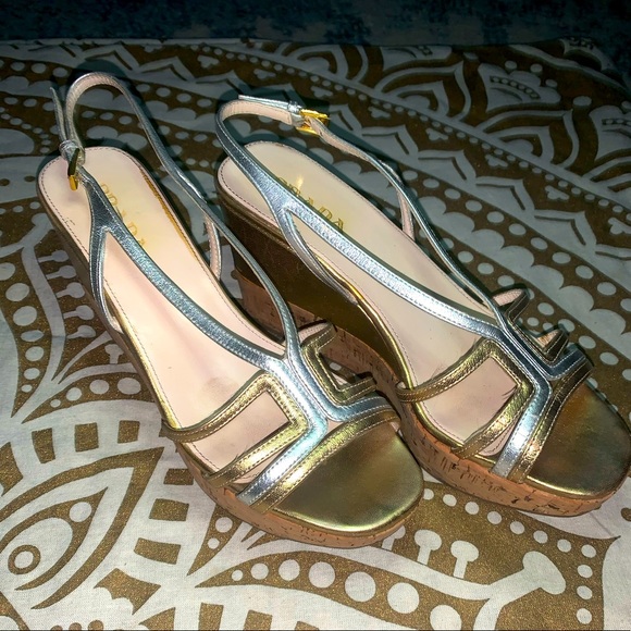 Prada cork/leather wedges - Picture 7 of 9